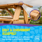 Adult Rectangular Cedar Picnic Table