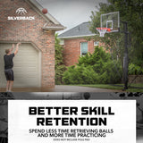 silverback bball hoop safety net