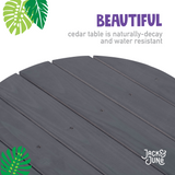 Circular Cedar Kids Picnic Table