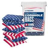 Patriotic Stars and Stripes 16 oz. Bean Bag Set