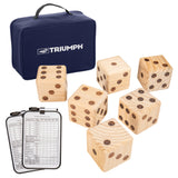 Triumph Giant Wooden Lawn Dice