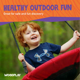 three rope round swing for kids healthy outdoor fun