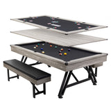American Legend 3-in-1 Madison Pool + Poker Dining Table_1
