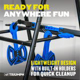 2-In-1 Axe & Archery Game Set