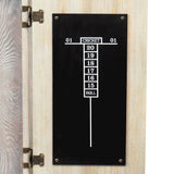 American Legend Barnwood Dartboard Cabinet