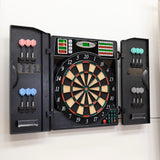 Titanium 5400 Electronic Dartboard with Integrated Cabinet