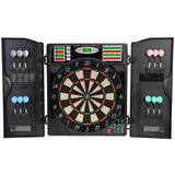 Titanium 5400 Electronic Dartboard with Integrated Cabinet