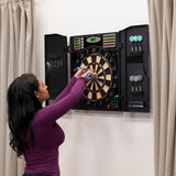 Titanium 5400 Electronic Dartboard with Integrated Cabinet