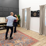 Titanium 5400 Electronic Dartboard with Integrated Cabinet