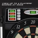 Titanium 5400 Electronic Dartboard with Integrated Cabinet