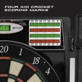 Titanium 5400 Electronic Dartboard with Integrated Cabinet