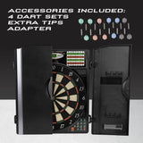Titanium 5400 Electronic Dartboard with Integrated Cabinet