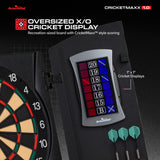 Arachnid Cricket Maxx 1.0 Electronic Dartboard Cabinet Set