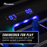 Azure 56" LED Light Up Foosball Table