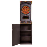 Cricket Pro 650 Standing Electronic Dartboard Cabinet Set