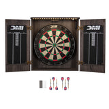 Paris Lighted Dartboard Cabinet Set