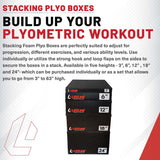 Lifeline Fitness Foam Plyo Boxes - Multiple Sizes and Sets Available