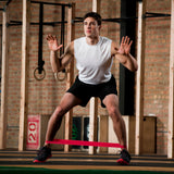 Lifeline Flat Resistance Band Kit for Increased Muscle Strength, Balance and Range of Motion - Levels 1, 2, 3