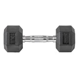 Lifeline Fitness Hex Rubber Dumbbells - Multiple Weight Options