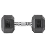 Lifeline Fitness Hex Rubber Dumbbells - Multiple Weight Options