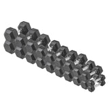 Hex Rubber Dumbbell Fitness Training Weight Sets