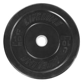 Lifeline Rubber Olympic Bumper Plates - Multiple Sizes Available