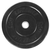Lifeline Rubber Olympic Bumper Plates - Multiple Sizes Available