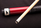 57" Two-Piece Hardwood Cue - Red