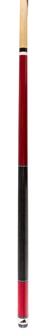 57" Two-Piece Hardwood Cue - Red