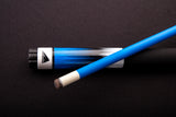 58" Deluxe Composite Neon Fade Cue - Blue