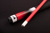 58" Deluxe Composite Neon Fade Cue - Red