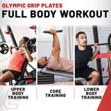 Lifeline Olympic Rubber Grip Plate Sets