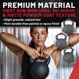 Lifeline Six Kettlebell Set with Storage Rack