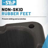 The Step Adjustable High Step Aerobic Platform with 4 Risers - Made in the USA - Blue