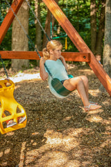 Jack and June Belt Swing - 80" Chains - Red - Playset Swing