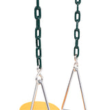 Jack and June Full Bucket Toddler Swing - 50" Chains - Yellow Toddler Playset Swing
