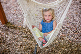 Jack and June Hand-Woven Adult Hammock Swing - Playset Swing Attachment