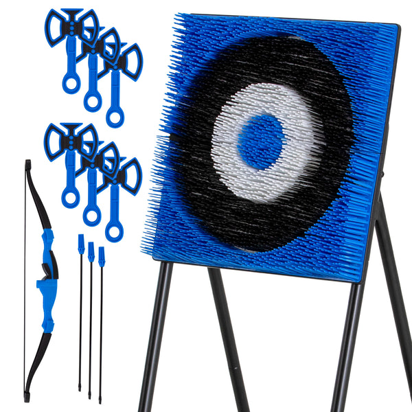 2-In-1 Axe & Archery Game Set