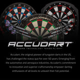 Accudart Standing LED Bristle Cabinet Set