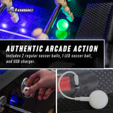 Azure 56" LED Light Up Foosball Table