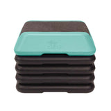 The Step Adjustable High Step Aerobic Platform with 4 Risers - Made in the USA -  Teal